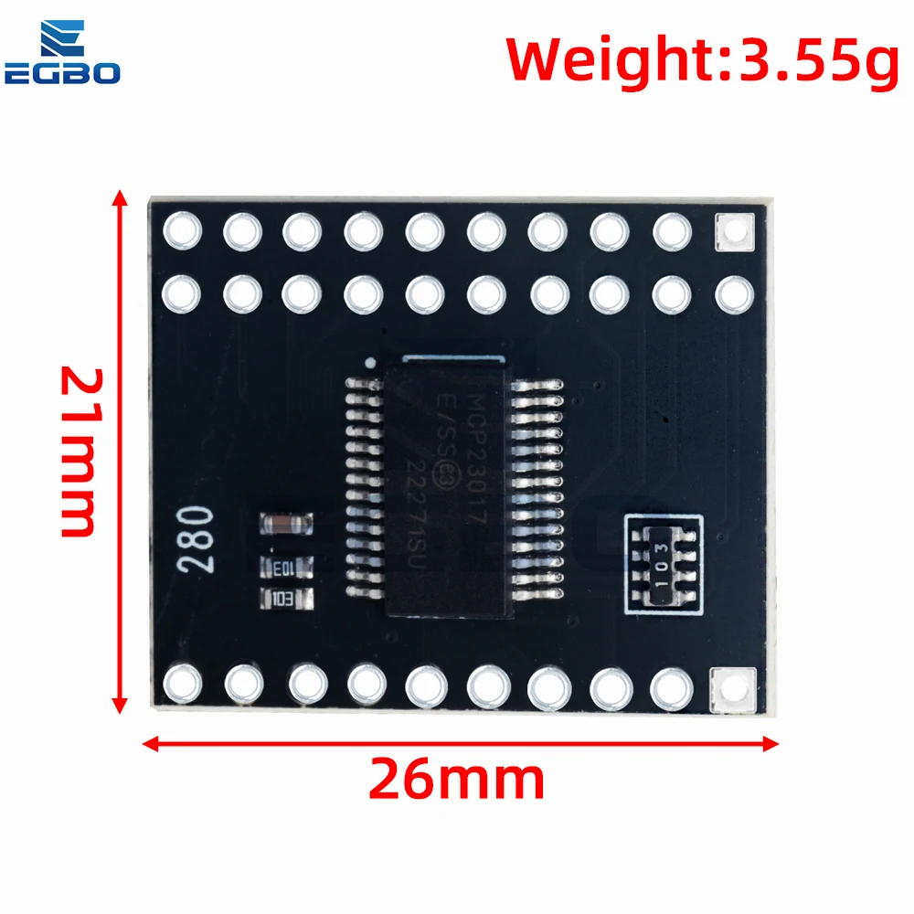 MCP23017 MCP23S17 I/O-Erweiterungsmodul - 16-Bit-I2C/SPI-Schnittstelle – Bild 5