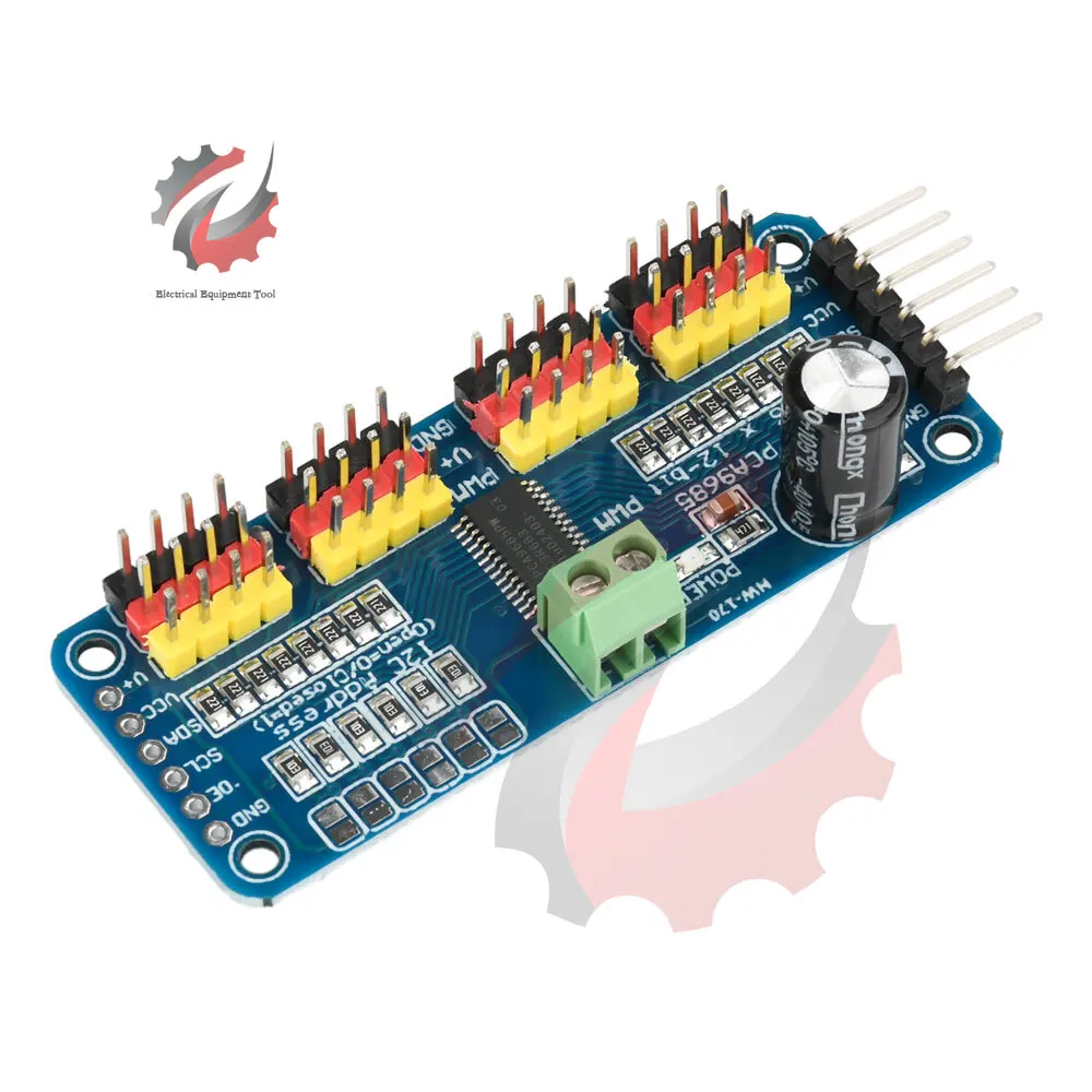 PCA9685 16 Kanal 12-Bit PWM Servo Motor Treiber IIC Modul für Arduino – Bild 5