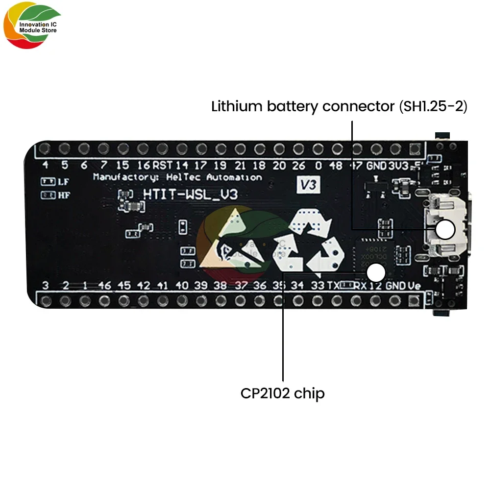 ESP32 LoRa V3 Entwicklungsboard mit Wireless Stick Lite – Bild 3