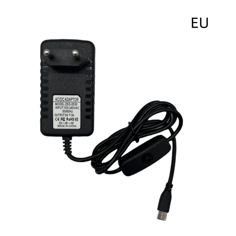 5V 3A Raspberry Pi 4 Modell B+ Netzteil USB Typ-C Port Netzteil AC – Bild 2