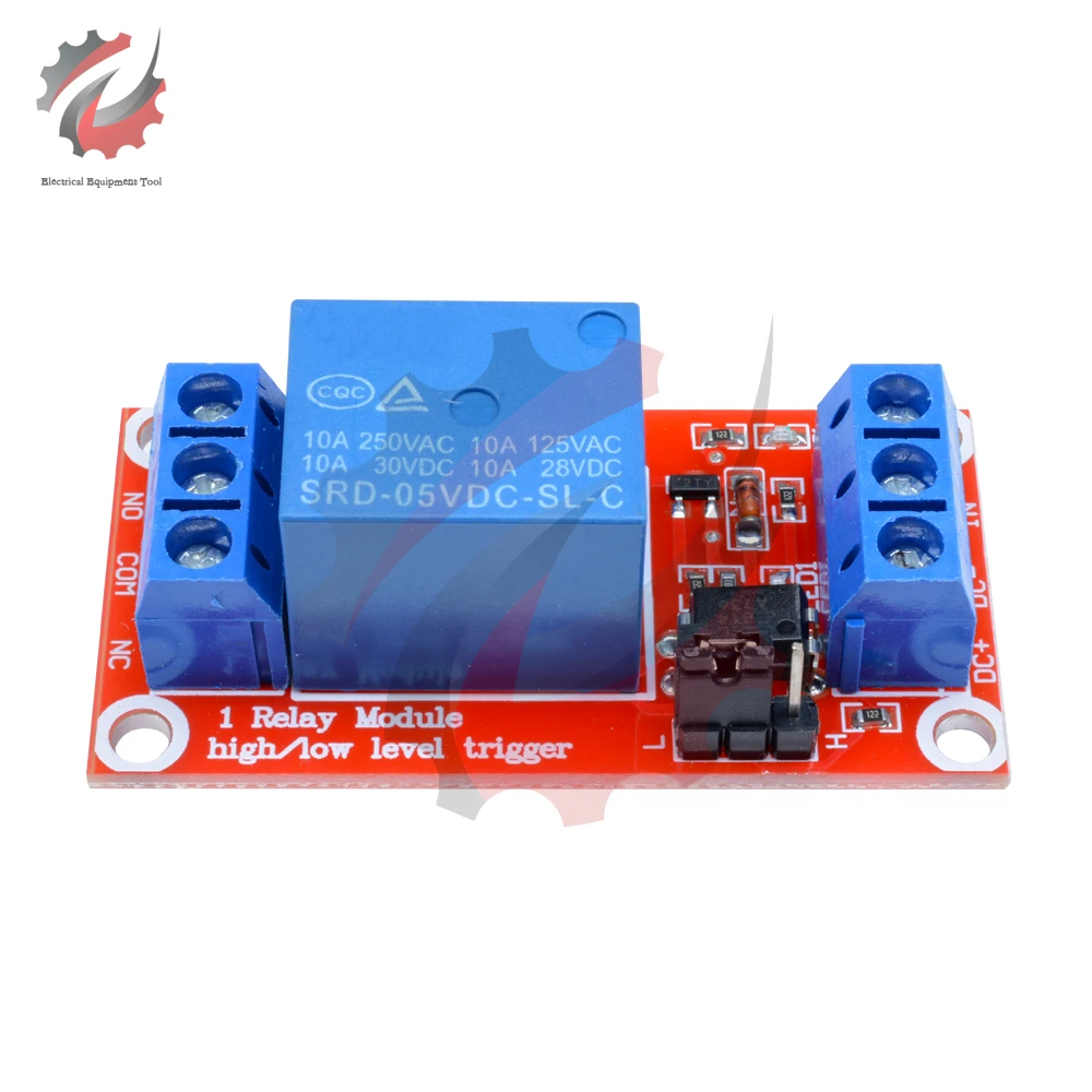 DC 5 V 9 V 12 V 24 V 1-Kanal-Relaismodul-Board-Abschirmung mit Optokoppler, 12 V-Relaismodul, unterstützt
