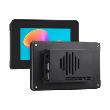 Schutzhülle für Raspberry Pi 5-Zoll-Touch-Display 2 und Raspberry Pi 5, kompatibel mit mehreren