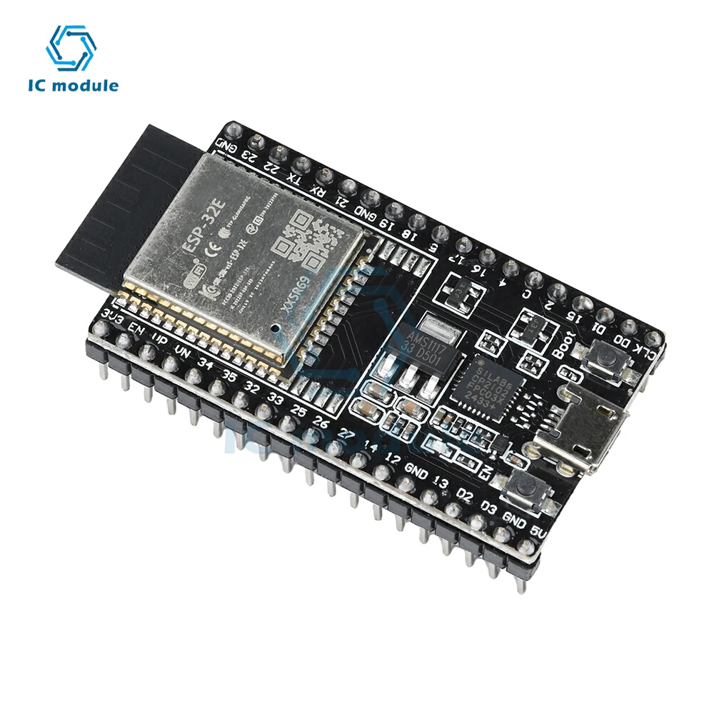 ESP32-DevKitC-32E Entwicklungsboard-Modul ESP-32E 4 MB CP2102 – Bild 3