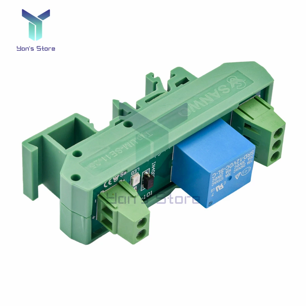 5V 12V 1-Kanal-Relaismodul mit DIN-Schienenmontage SRD-05VDC-SL-C – Bild 6
