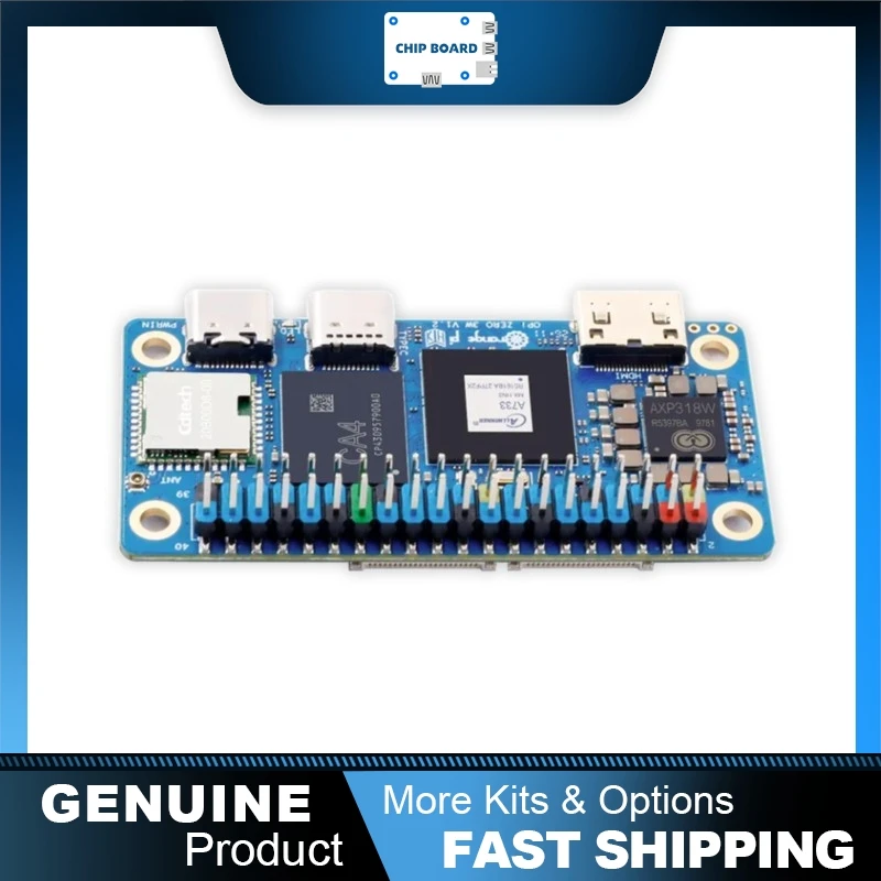 Orange Pi Zero 3W Mini-SBC, angetrieben vom Allwinner A733 Prozessor, kompakte und erschwingliche
