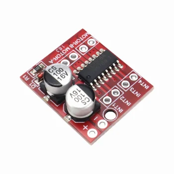 Mini L298N Motortreiber-Modul 1,5A Dual H-Brücke 2V-10V PWM Geschwindigkeitsregelung für Arduino Smart Car