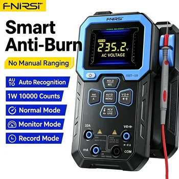 Intelligentes Digitalmultimeter FNIRSI DMT-99 10000 Zähler Echte RMS-Werte NCV Kapazität Temperatur Strom
