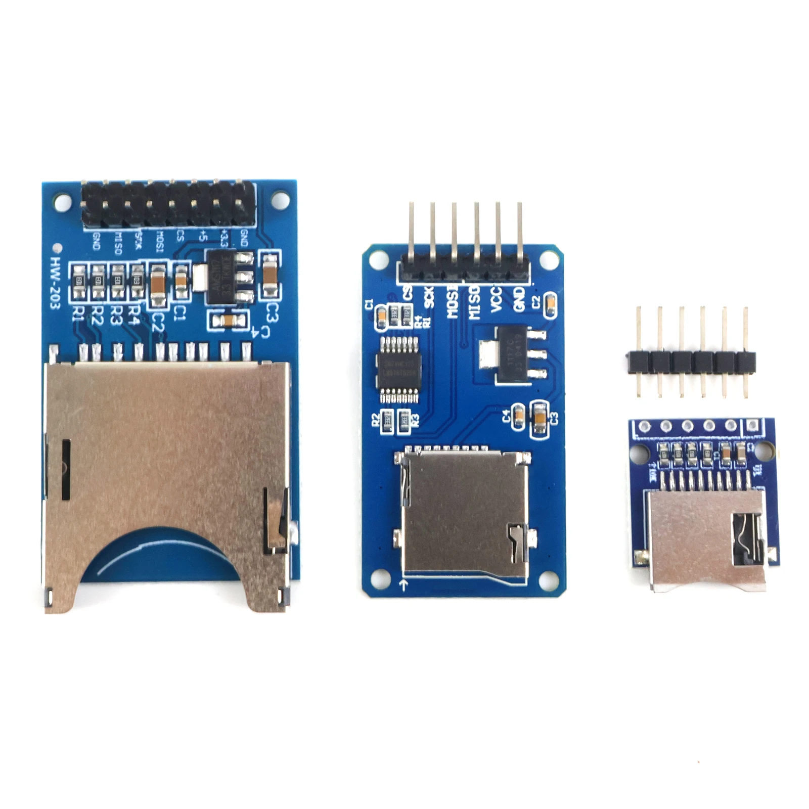 Micro SD TF SD MINI SD Kartenleser-Modul 3,3V 5V SPI-Schnittstelle mit Pegelumformer für Arduino ESP32