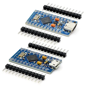 Pro Micro für Arduino ATmega32U4 5V/16MHz Modul mit 2-reihigem Pin-Header für Leonardo