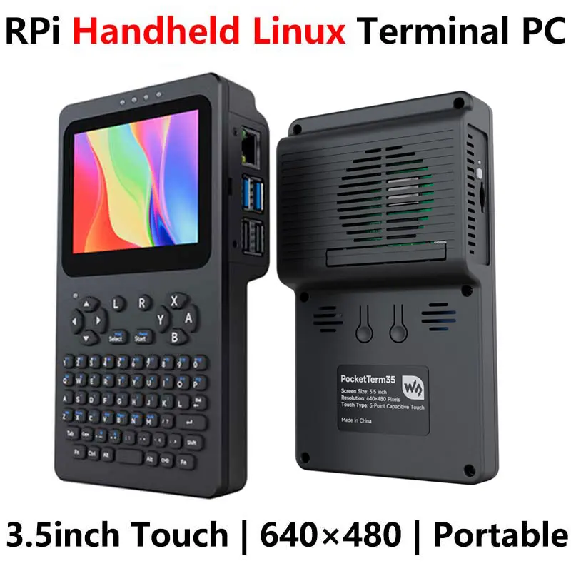 Raspberry Pi Handheld Linux Terminal 3,5 Zoll Touchscreen 640x480 – Bild 3