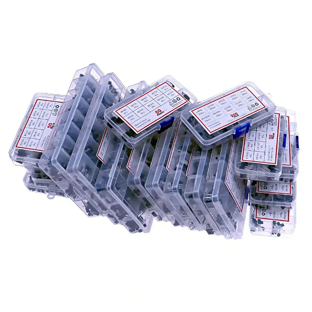 Serie von Mosfet-Trioden, Thyristoren, PNP- und NPN-Transistoren, Sortiment-Kit-Box, gemischtes Kombipaket