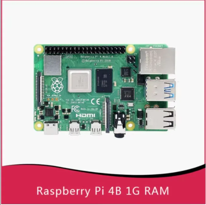 Raspberry Pi 4 Modell B Entwicklerboard-Kit RAM 2G 4G 8G 4-Kern-CPU 1,5GHz 3 Mal Schneller als Pi 3B+