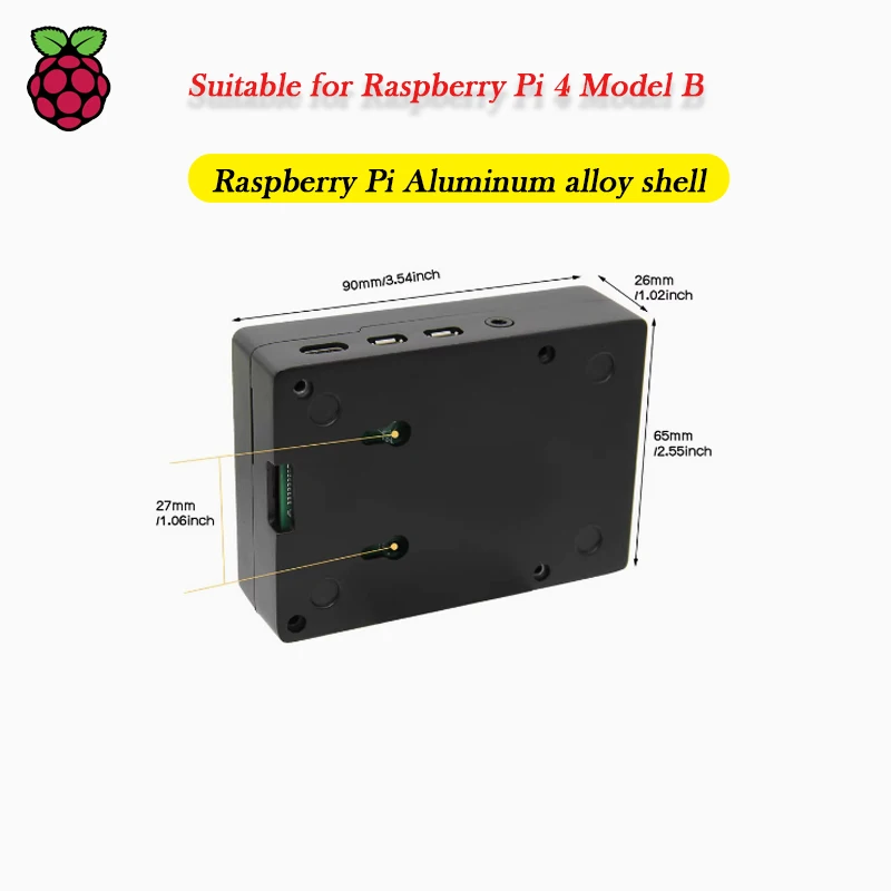 Raspberry Pi 4. Generation Raspberry Pi 4 Modell B Passive Kühlung – Bild 3