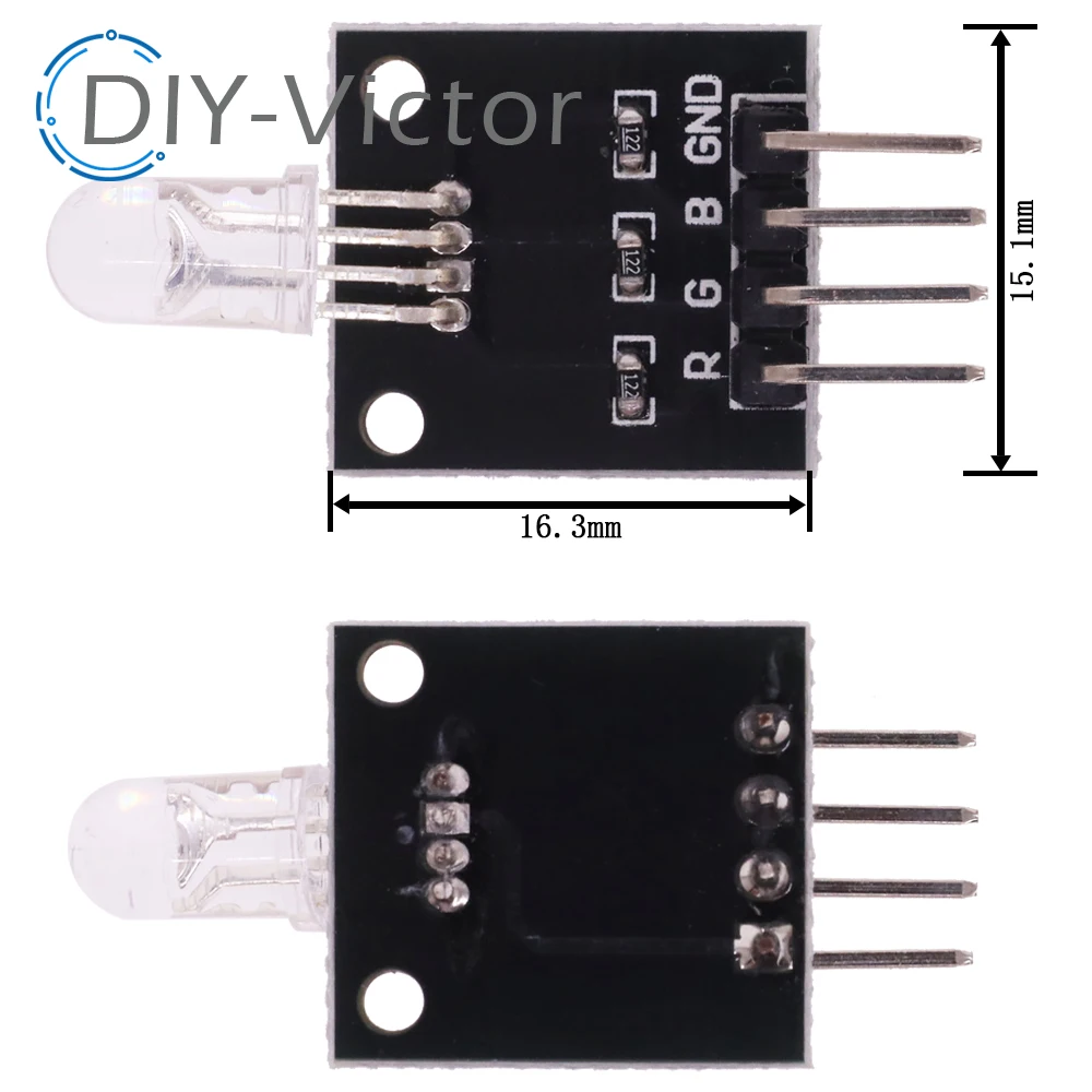 Smart Electronics FZ0455 4pin KY-016 Drei Farben 3 Farbe RGB LED – Bild 6