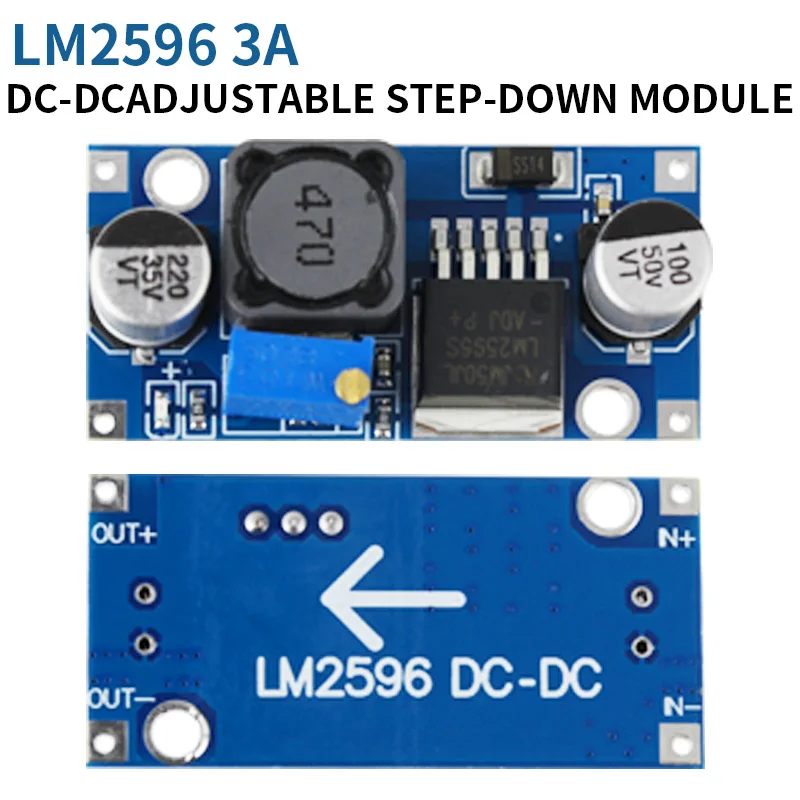 LM2596 DC-DC-Abwärtswandler 3,0-40V zu 1,5-35V Stromversorgungsmodul LM2596 DC