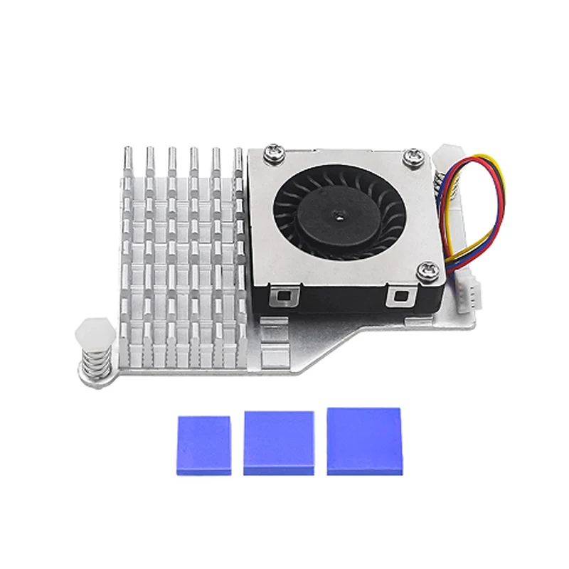 Raspberry Pi 5 Aktiver Kühler, Kupfer- oder Aluminium-Kühlkörper + PWM-Geschwindigkeitsregelbarer Lüfter