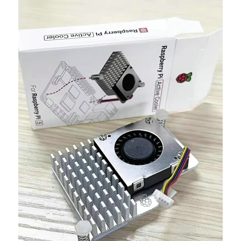 Raspberry Pi 5 Fall mit Lüfter für RPI 5 Aluminium Box Shell Gehäuse – Bild 2