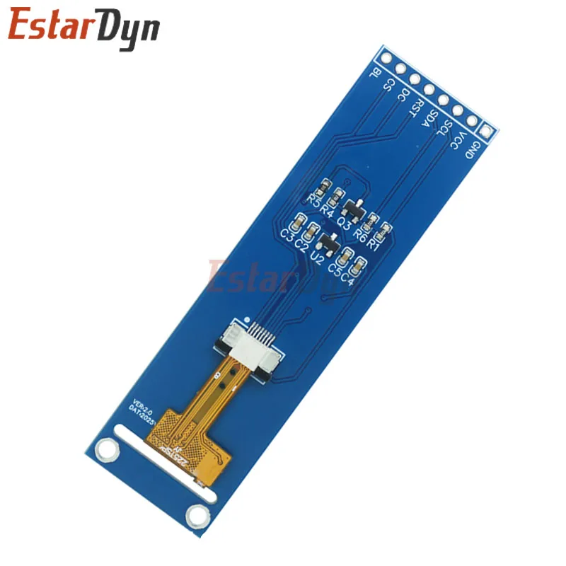 2,25 Zoll TFT LCD Modul 76x284, ST7789 Treiber SPI-Schnittstelle – Bild 4
