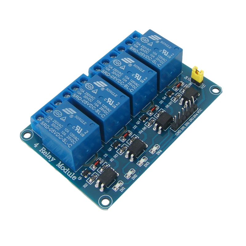 5V 12V 24V Relais modul mit Optokoppler-Relais ausgang 1 2 4 6 8 – Bild 3