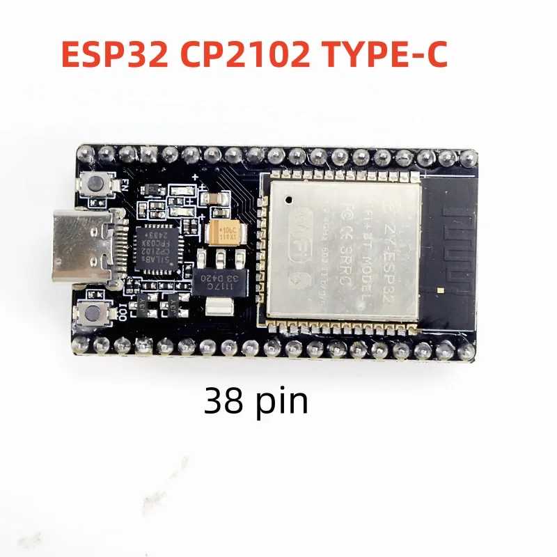 ESP32-Entwicklungsplatine TYPE-C/MICRO USB CP2102 WiFi+Bluetooth Dual – Bild 2