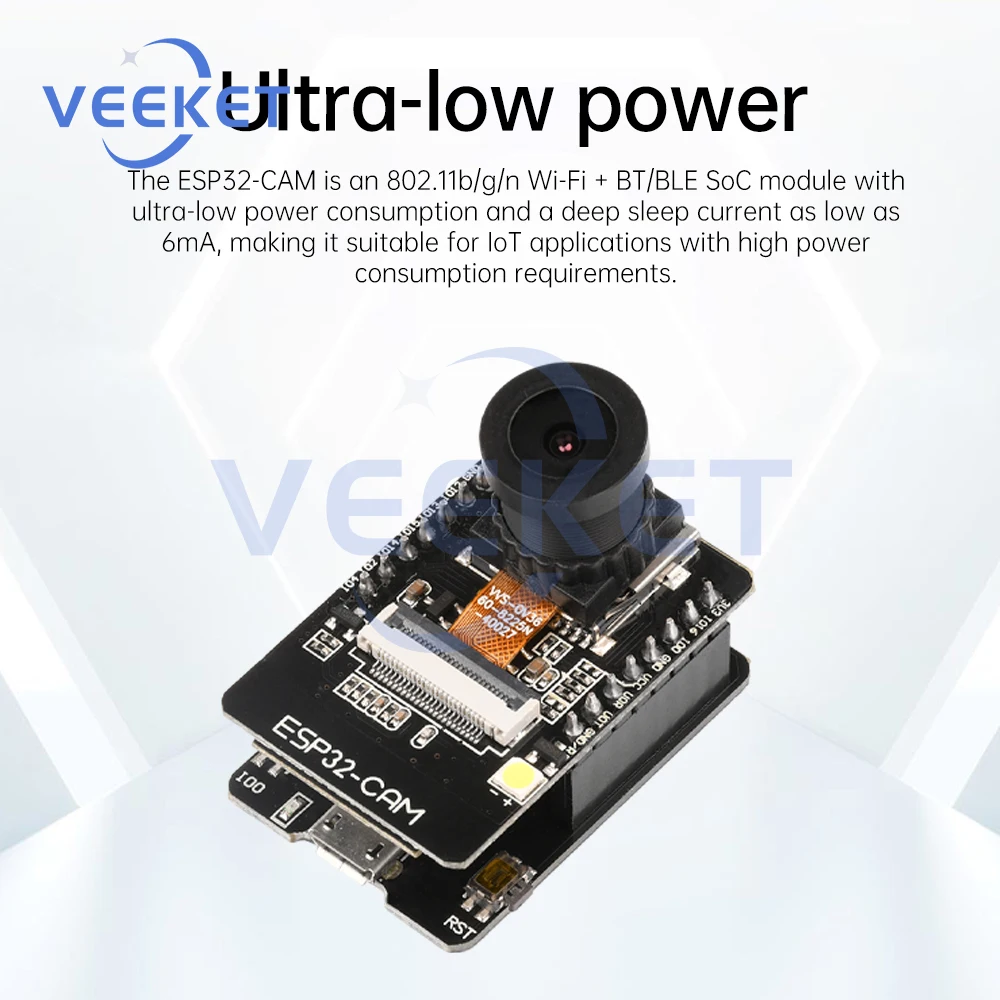 ESP32-CAM ESP32-CAM-MB micro usb esp32 seriell zu wifi esp32 cam – Bild 3