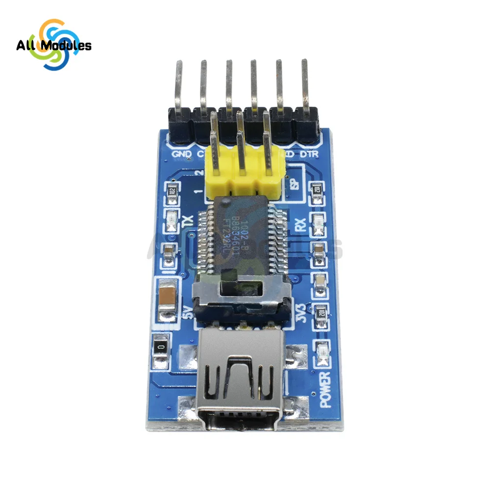 FT232RL FTDI USB 3,3 V 5,5 V zu TTL Serielles Adaptermodul für Arduino – Bild 5