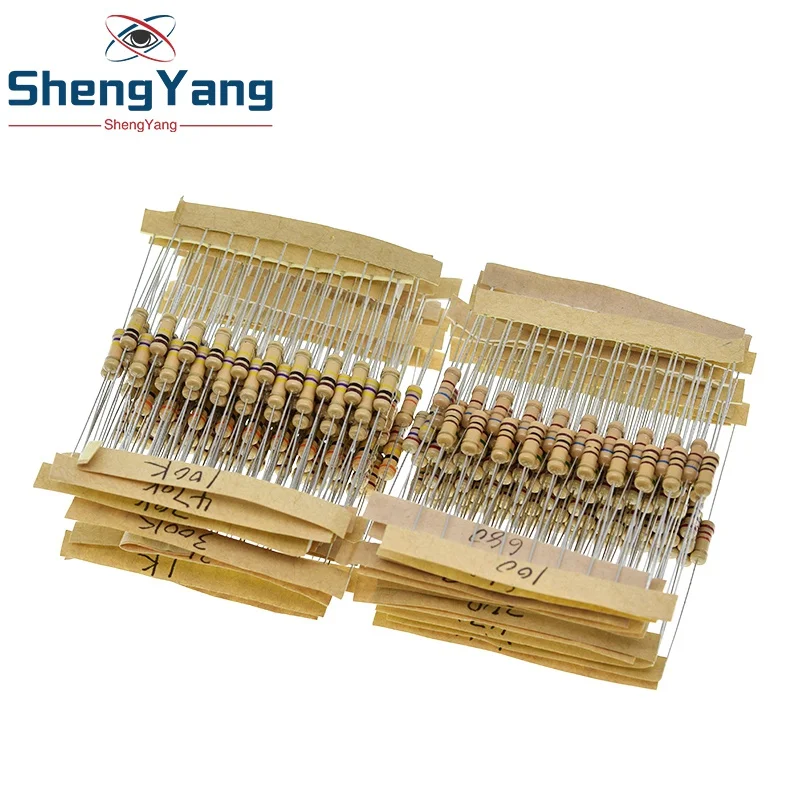 30-Wert-Set 10 Ohm-1 MOhm 1/2W 5% Metall-Widerstände (300 Stück) – Bild 5