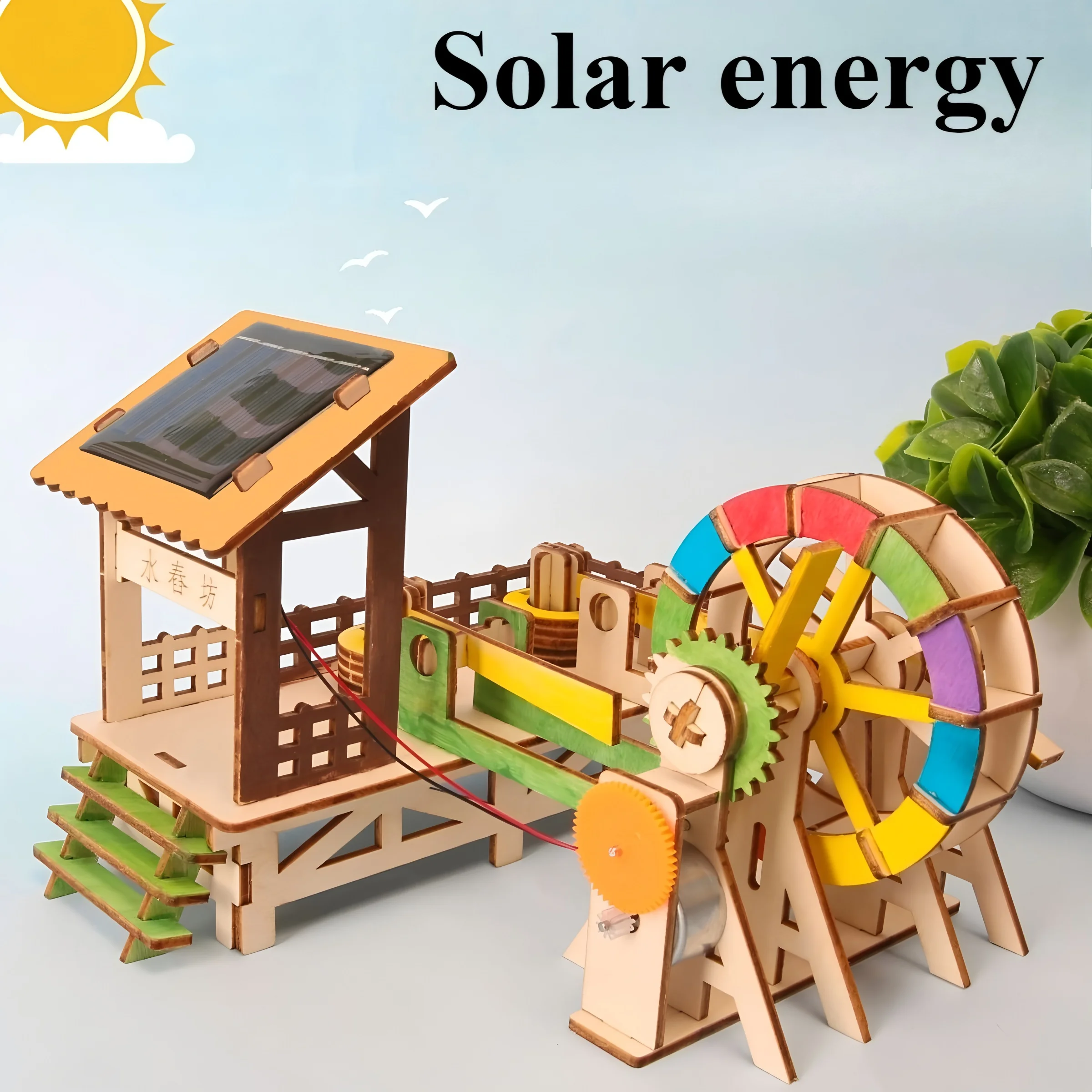 DIY Solar-Energie Wissenschafts- und Bildungs-Experimentiermaterial-Sets, Handmontierte Modelle