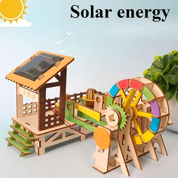 DIY Solar-Energie Wissenschafts- und Bildungs-Experimentiermaterial-Sets, Handmontierte Modelle