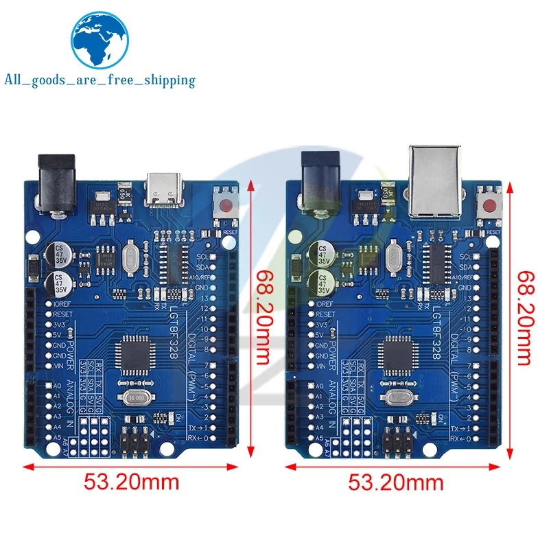 TZT 1/3 Stück LGT8F328P TZTUNO R3 CH340G Entwicklungsboard 16Mhz – Bild 5