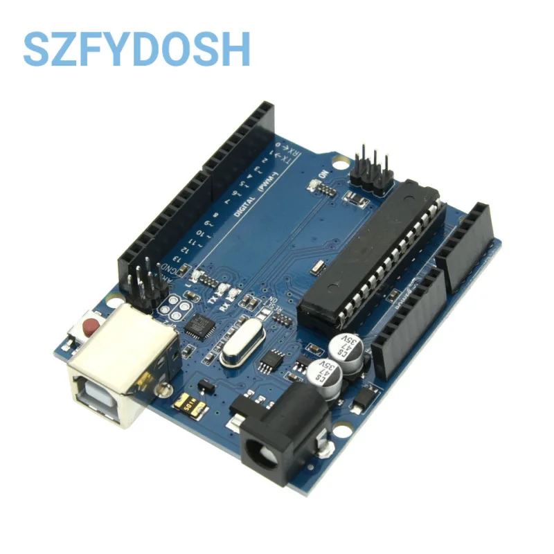 UNO R3 Box ATMEGA16U2 + MEGA328P Chip R3 Entwicklungsboard + USB-KABEL