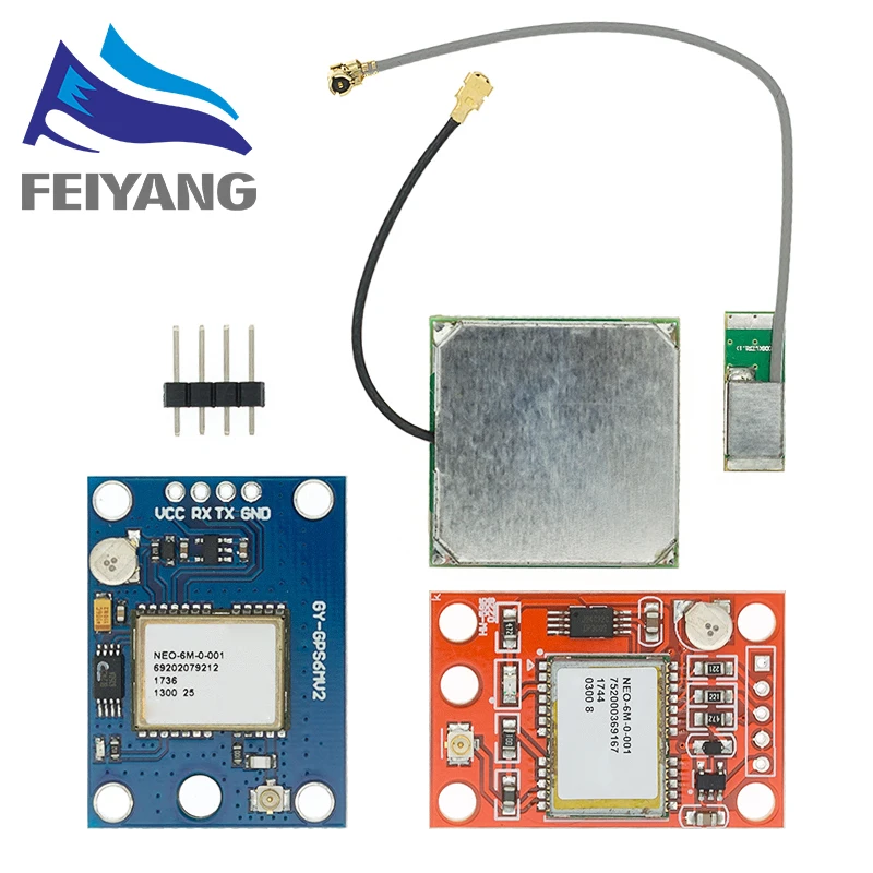 NEO-6M GPS-Modul GY-GPS6MV2 NEO6MV2 Eingebautes EEPROM APM2.5 Antenne 3V-5V RS232 TTL-Board für Arduino Flight