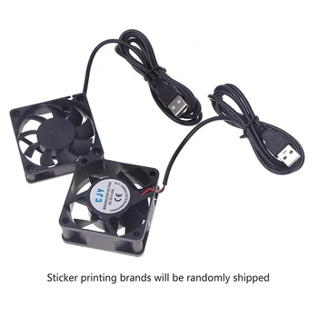 PC Computer Fall Kühler 60mm USB Lüfter 5V Bürstenlosen Lüfter Für Raspberry Kühler Belüftung öl Lager