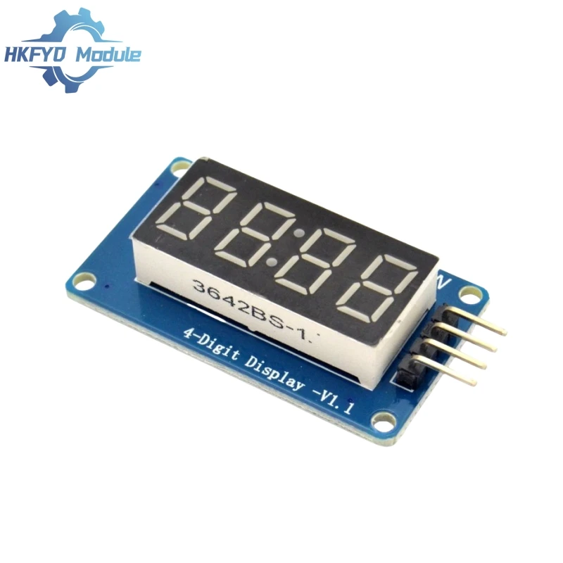 TM1637 LED-Anzeigemodul für Arduino 7 Segment 4 Bits 0,36 Zoll Uhr – Bild 4