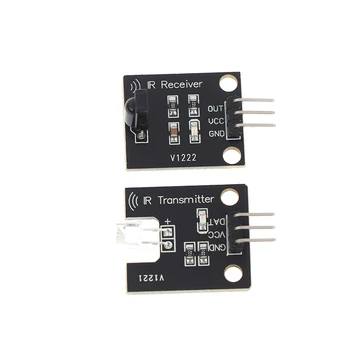 IR Infrarot Sender & Empfänger Sensor Modul Kit für | 38KHz 10M Reichweite | 5V Digitales Paar-Set