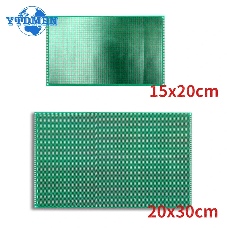 PCB Prototyp Board 15x20cm 20x30cm Einseitige Protoboard Grüne Fiberglas Platte diy Universal Leiterplatten