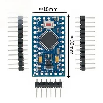 Pro Mini 328 Mini 3,3 V/8 M 5 V/16 M ATMEGA328 ATMEGA328P-AU 3,3 V/8 MHz 5 V/16 MHZ ATMEGA328P für Arduino