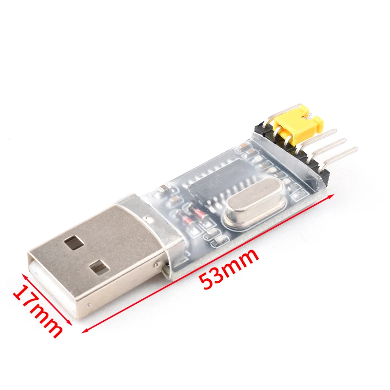 Snvi CH340G USB zu TTL Konverter UART Modul 3.3V 5V Schalter USB-TTL – Bild 4
