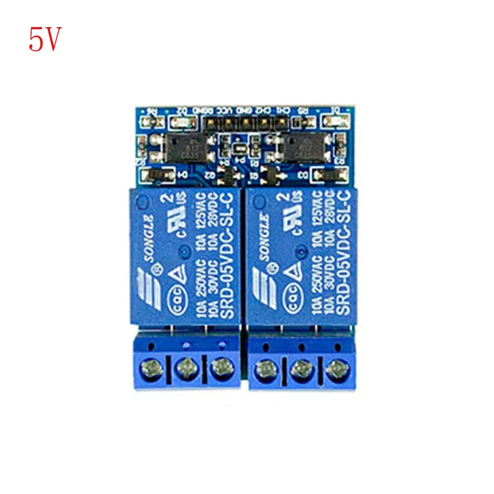 5V 12V 2-Wege-Relaismodul mit Optokoppler-Isolationsschalter – Bild 2