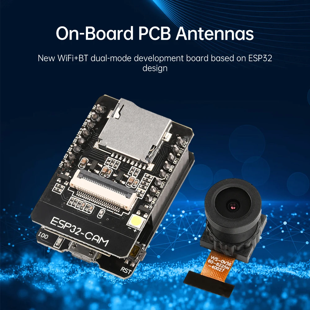 ESP32-CAM WIFI Bluetooth-Entwicklungsboard mit OV2640 OV3660 – Bild 3