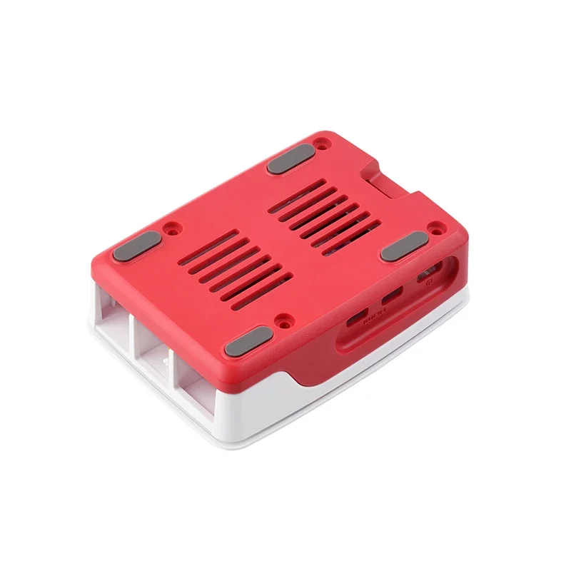 Raspberry Pi 5 Gehäuse Rot-Weiß ABS-Gehäuse Aktive Kühlung – Bild 4