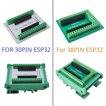 DIN-Schienenmontage DIN35 C45 Schiene ESP32 Grundplatte 3.96 Terminal Schraubklemmenblock-Adaptermodul