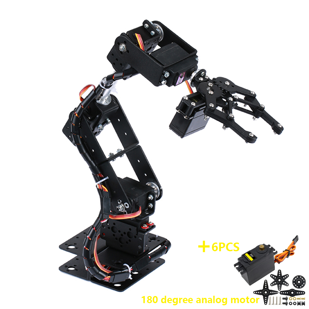 Roboterarm-Kit 6DOF Programmierroboterarm DIY-Programmierroboter-Kit mit Open-Source-Code und Tutorial