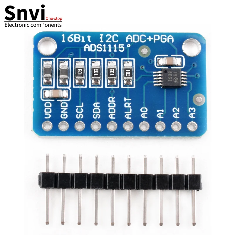 Snvi ADS1115 ADS1015 ADC I2C Modul 16Bit 12Bit 4-Kanal Analog-Digital-Wandler PGA ADC Board für Arduino