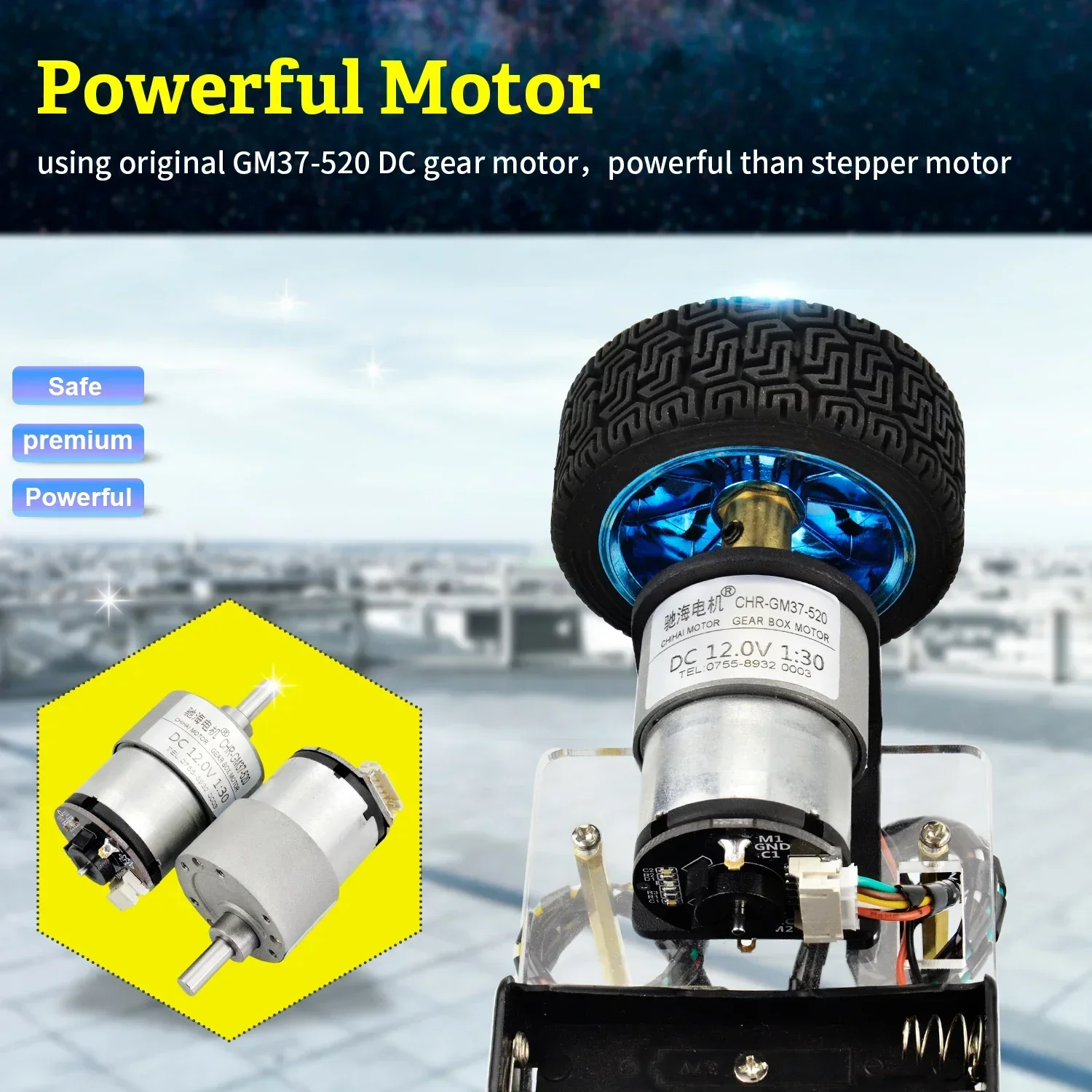 Keyes Selbstbalancierendes Auto-Bausatz Smart Roboter-Auto-Set DIY – Bild 4