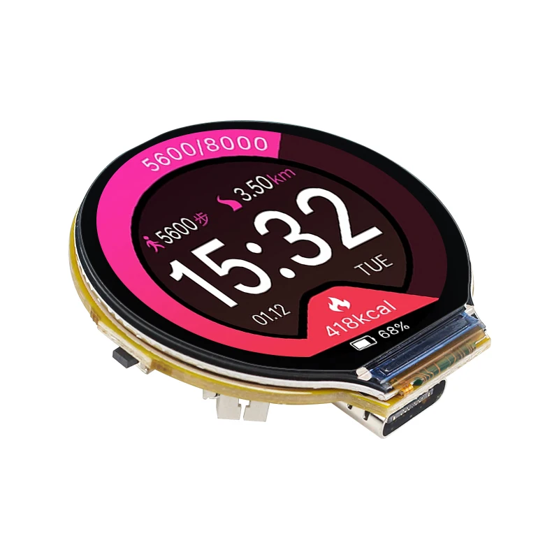 1,28 Zoll ips smart display esp32 für arduino lvgl wifi & bluetooth – Bild 4