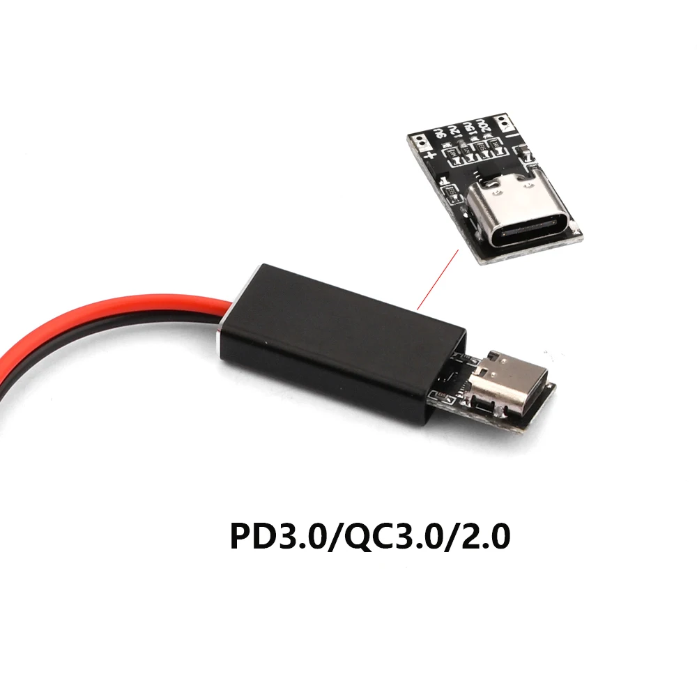 USB-C pd Trigger Board Modul pd/qc Decoy Board Schnell ladung USB Typ C bis 12V Hochgeschwindigkeits-Ladegerät