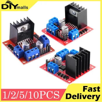 L298N Dual H-Brücken-Motortreiber-Modul DC Schrittmotor-Steuerplatine für Arduino ESP32 ESP8266 Smart Robot