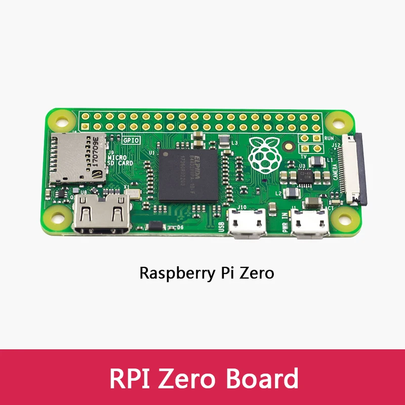 Raspberry Pi Zero Board Version 1.3 mit 1 GHz Single-Core-CPU 512 MB RAM oder Zero Kit