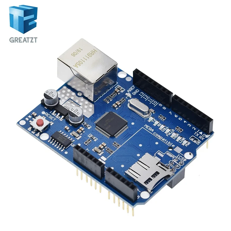 GREATZT 1/2PCS UNO Shield Ethernet Shield W5100 R3 UNO Mega 2560 1280 – Bild 4